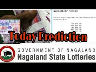Nagaland State Lottery Prediction [Target] Number .